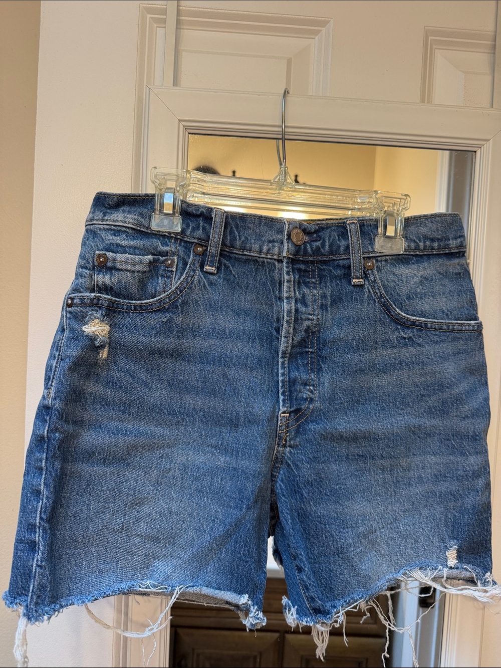 GAP Blue Denim Cutoff Jeans Shorts